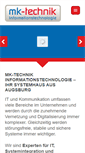 Mobile Screenshot of mk-technik.de