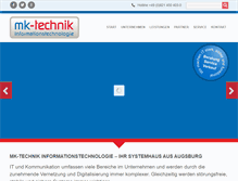 Tablet Screenshot of mk-technik.de